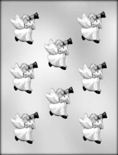 Trumpeting Angels Chocolate Mould - Click Image to Close